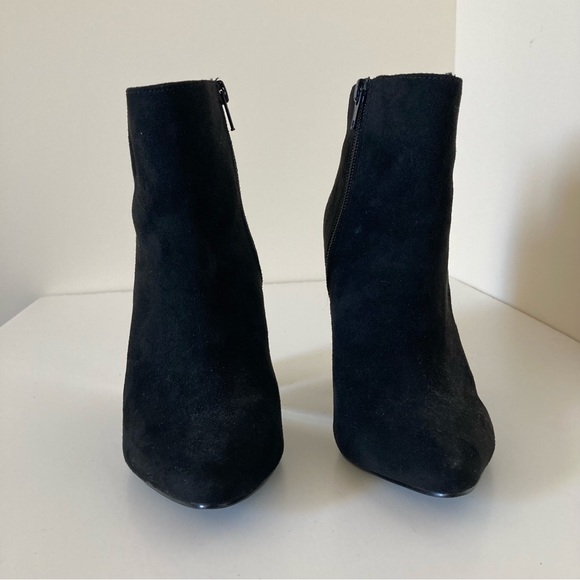 Charlotte Russe Black Velvet Mirror heel High-Heeled Booties size 6 - Picture 10 of 10